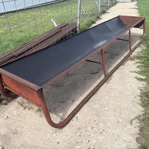 Steel Feed-Bunk w/ Poly Bottom 136i.x26x20
