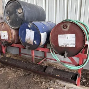 Barrel Rack, Includes Empty Drums