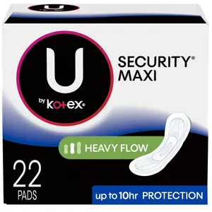 SEALED Kotex Maxi Pads Long Super 22ct