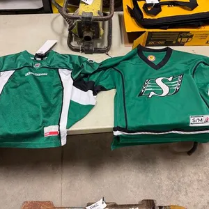 (2) Youth Sask Roughriders Jerseys
