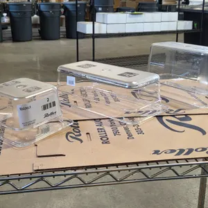Plastic Food Pans, Various Sizes