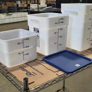 Cambro Square Food Storage Containers, Various Sizes