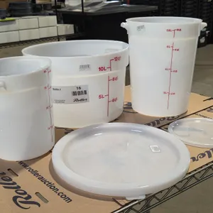 Cambro Food Storage Containers and Lids, Various Sizes