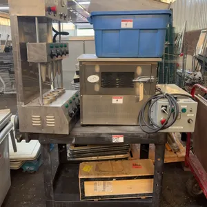 Commercial Cone Filling Machine w/ Small Conveyor Oven & Control Unit – Dessert Equipment