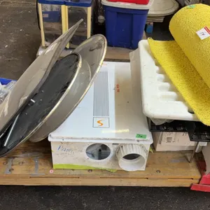 Mixed Equipment & Parts Lot – Reflector, Floor Matting, Vent Unit & Hardware