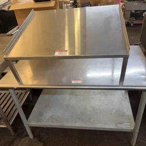 Commercial Prep Table w/ Elevated Shelf – Restaurant Kitchen Station