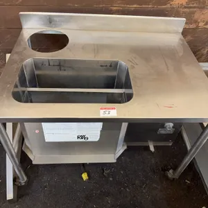 Commercial Flour Breader & Sifter Workstation w/ Integrated Sink – AYR-KING Unit
