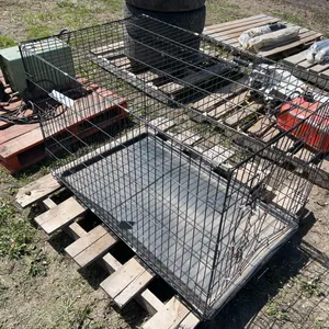 Animal cage 29”x29”x48” - slight damage