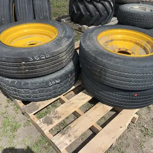 4 of 275/70R22.5 tires on implement rims