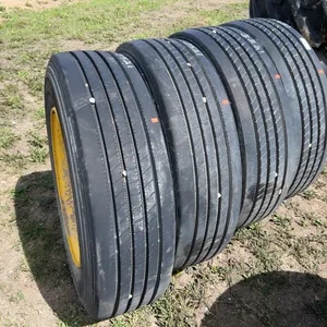 4 of 275/70R22.5 tires on implement rims