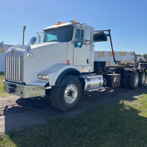 2015 KENWORTH T/A ROLL OFF TRUCK VIN: 1NKDLP9X9FJ448157