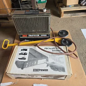 Zebco Propane Heater, 1500 Watt Inverter