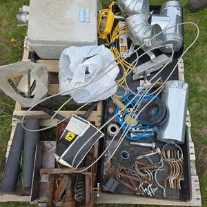 Skidsteer Adapter Plate, Assorted Bolts and Hardware