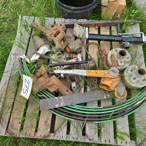 Assorted Jacks, Hitches, Chain Hoist