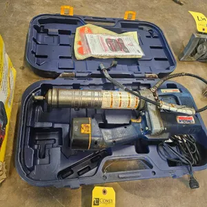 Lincoln Cordless Electric 12V Grease Gun w/ Battery and Charger                                                        Removal will begin on Thursday,
