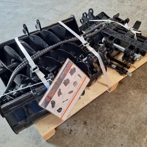 2026 AGT Mini Skid Steer Attachments, Model 12EX-ATA, Unused, Set of (9) attachment's