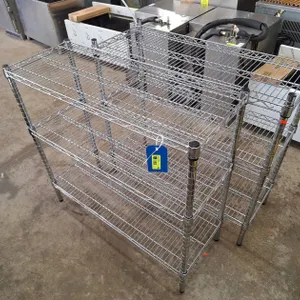 2 - SS 3-Tier Wire Racks, 36"x14"x35"