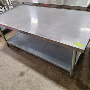 Prep SS 2-Tier Table, 60"x30"X25"