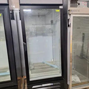 NEW Beverage Air Upright Single Glass Door Reach-In Refrigerator, Model LV27-1-B-LED, 32"x29.5"X78"