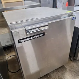 Delfield SS Single Door Undercounter Refrigerator on Wheels, Model 407 CA, 115V, 7A, 28"x27x"33"