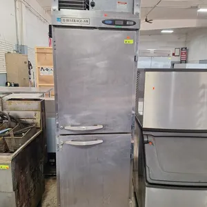 Beverage Air SS 2-Door Refrigerator, Model PR1-1AHS-XDX, 32"x27"x84.5"