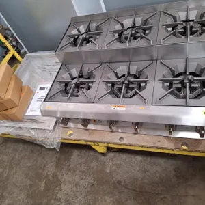 NEW Commercial SS CP6 Counter Top Gas Hot Plate, 36"x27"x14"
