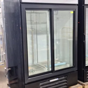 NEW Beverage Air Sliding Glass Double Door Merchandiser, Model LV45HC-1-B, 115V, 51"x32"x77.5"