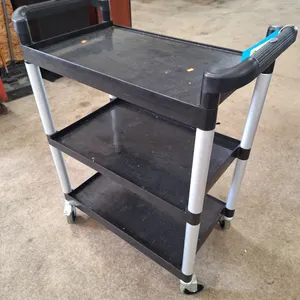 Winco Plastic 3-Tier Cart, 31"x16"x36.5"