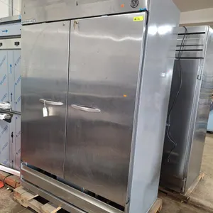 Beverage Air SS 2-Door Freezer, Model FB49-15, 51"x32"x78.5"
