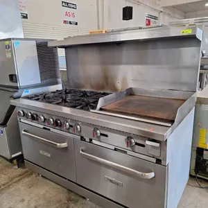 ProCore Commercial Range with Flat-Top Griddle, 60"x33"x60"