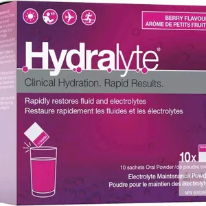 [exp 07/2026] New Hydralyte Berry Flavour Electrolyte Hydration Powder (10 Count)