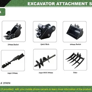 Quantity of (10) 2026 STARVOX 12EX-ASA Mini Excavator Attachments (Unused)