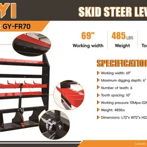 2026 GIYI GY-FR70 69 in Skid Steer Landplane (Unused)