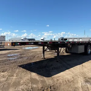 2005 Load King 32 ft Super B-Train Lead Flatbed Trailer