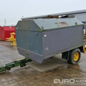 Major Single Axle 1000 Litre Bunded Fuel Bowser, Petrol Pump 