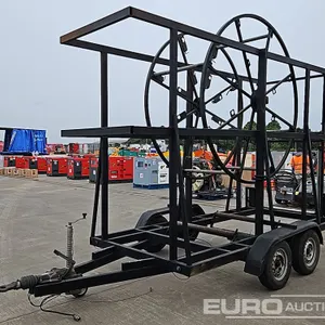 Twin Axle Cable Reel Trailer 