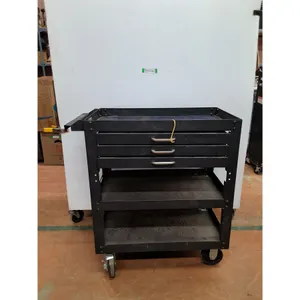 *Three 3 Drawer Toolbox Carry Cart with Wheels No Shipping