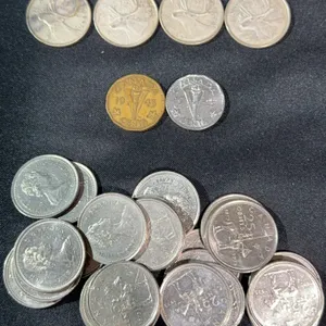 Canadian Quarters and 5 Cent Coins Lot