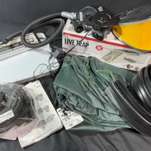 Air Pumps, Mattress, Scale with Weather Strip & Animal Traps