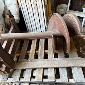 Massey-Ferguson Rusted Auger and Forks on Pallet