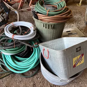 Hose Bundles and Tin Bins