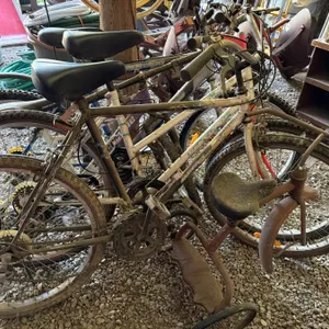 Antique Tricycle and Four Bicycles in As-Is Condition