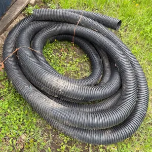 Coiled Plastic Weeping Tile Drainage Pipe