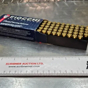 AMMO : FIOCCHI Ammunition : 9mm Luger (124gr : FMJTC) (1 Box of 50 Rnds TOTAL)