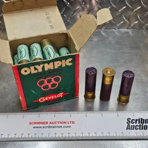 AMMO : Gevelot : Olympic : 16ga 2-3/4" (1-1/8ox : #5 Shot) (Vintage) (1 Box of 23 Rnds + 3 Rnds)  (2