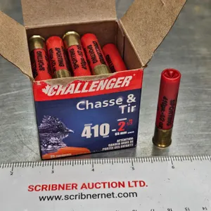 AMMO : Challenger : Game & Sporting : 410ga 2-1/2" (1/2oz : #6 Shot)  (1 Box of 25 Rds TOTAL)