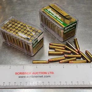 AMMO : 22 Mag : Assortment of Remington & CCI  (2 Boxes of 50 Rnds + 14 Rnds)  (114 Rnds TOTAL)