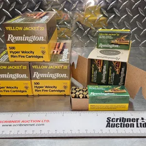 AMMO : Remington : Yellow Jacket Hyper Velocity : 22LR (33gr : HP)  (4 Bricks of 500 Rnds)  (2000 Rn