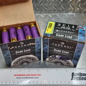AMMO : Federal : Game Load : 16ga 2-3/4" (1oz : #6 Shot)  (2 Boxes of 25 Rnds) (50 Rnds TOTAL)