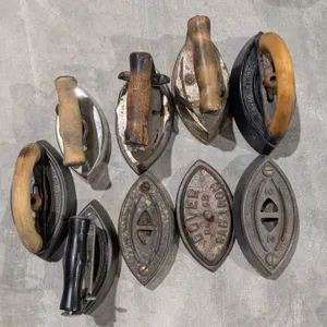Lot of Various Vintage Sad irons As Shown